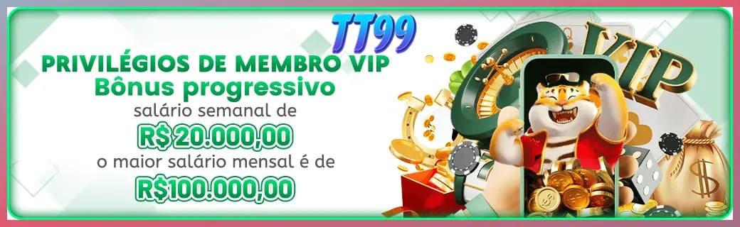 TT99 bônus — cashback 15 por cento e níveis VIP